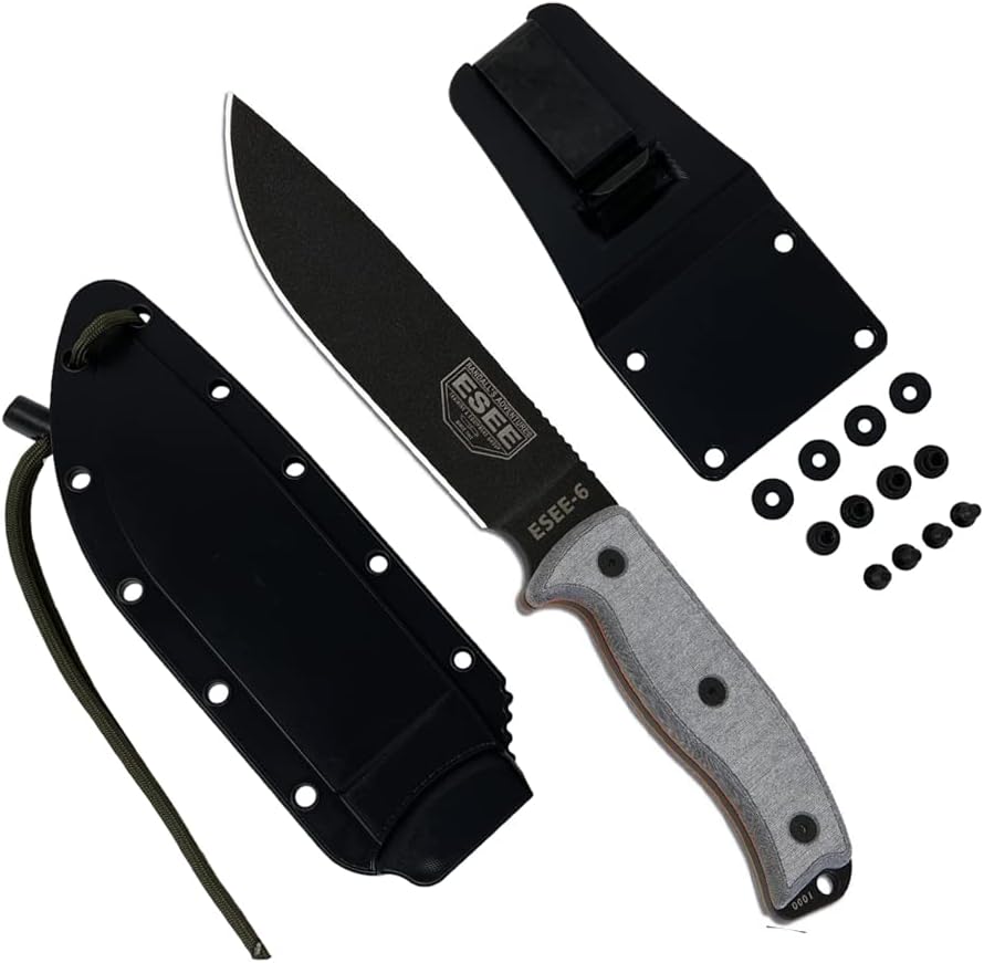 Esee 6 Knife with Polymer Sheath